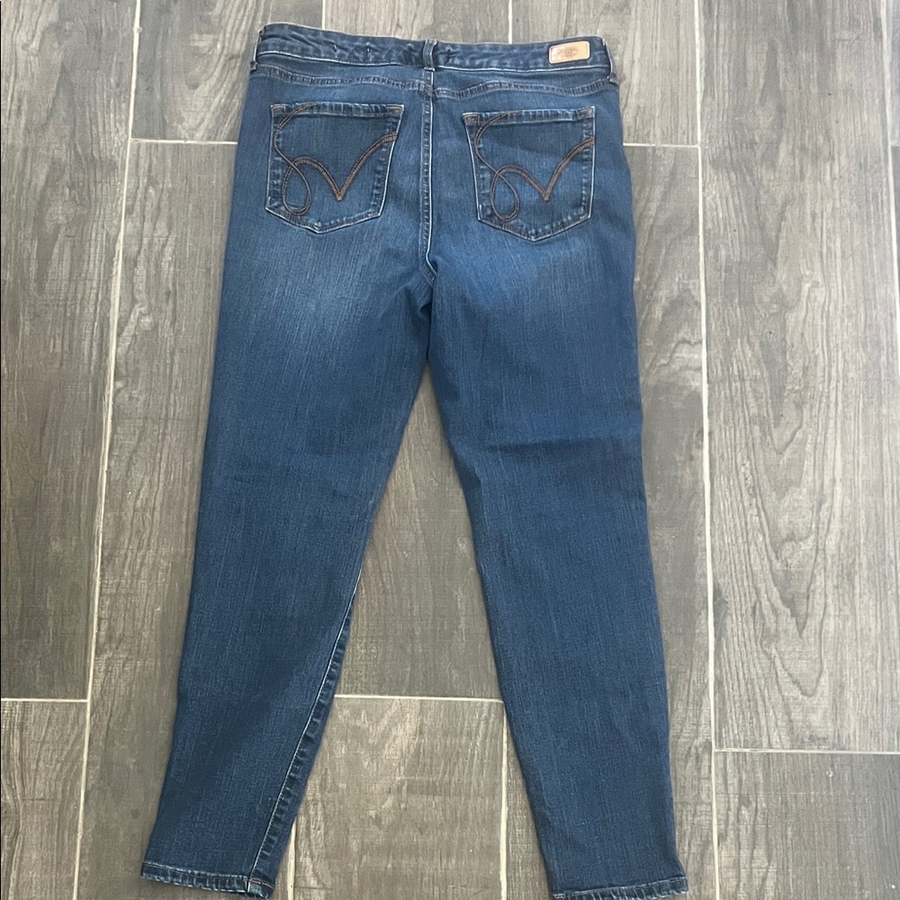 Sofia by Sofia Vergara Dark Blue Skinny Jeans - Picture 5 of 8